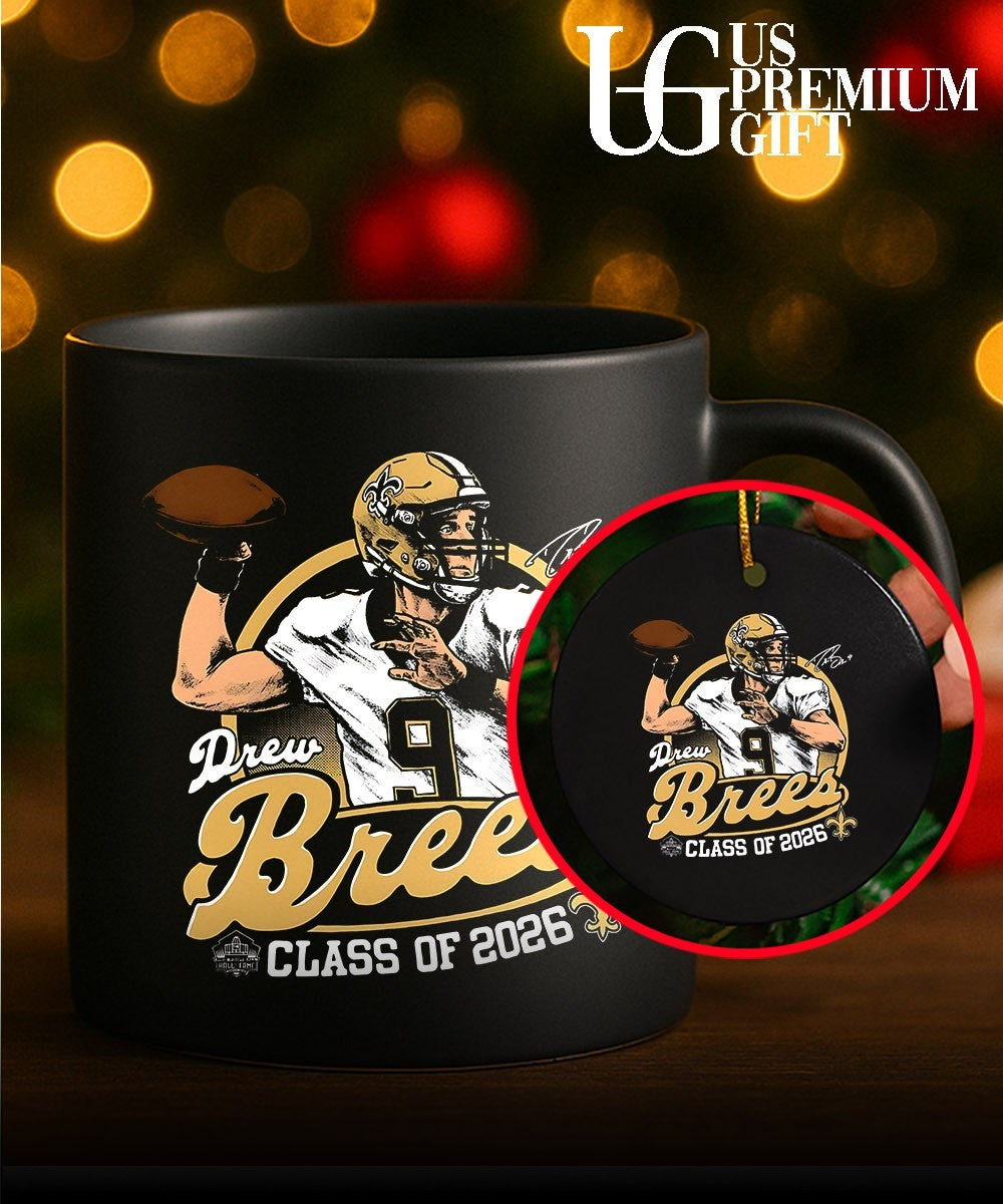 Drew Brees Class of 2026 Purdue Boilermakers Football Hall of Fame shirt