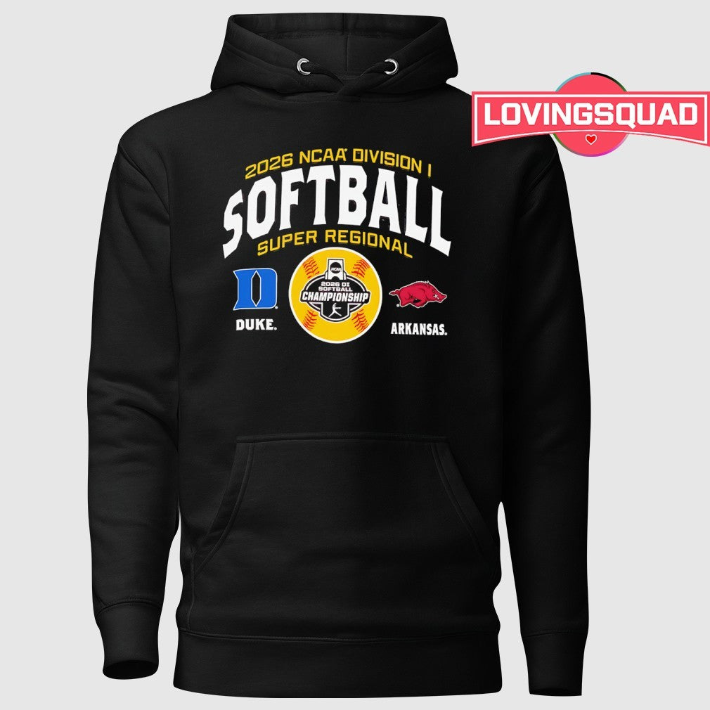 Duke vs Arkansas NCAA DI softball Super Regional 2026 shirt