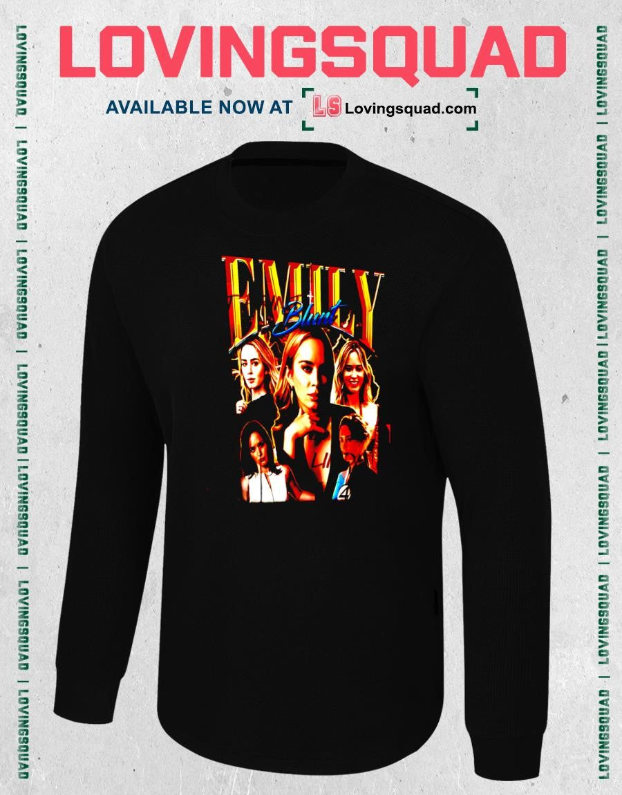Emily Blunt graphic shirt