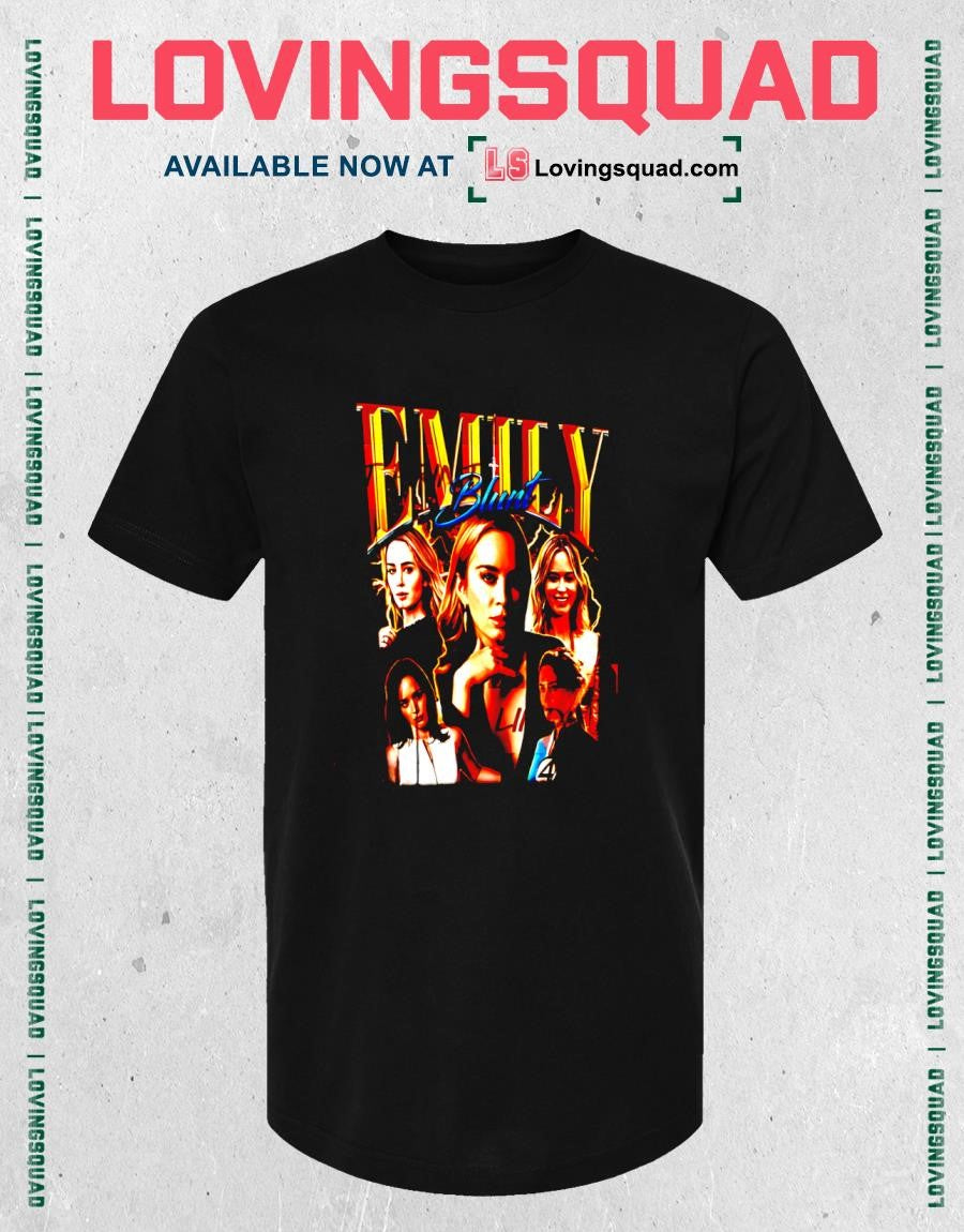 Emily Blunt graphic shirt