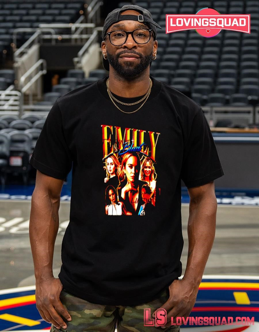 Emily Blunt graphic shirt