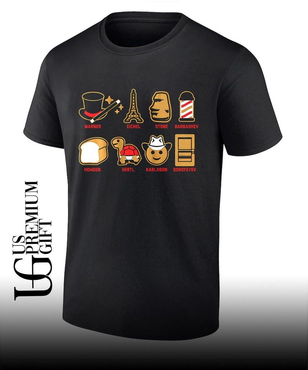 Emoji Stars Vegas Golden Knights NHL 2026 shirt
