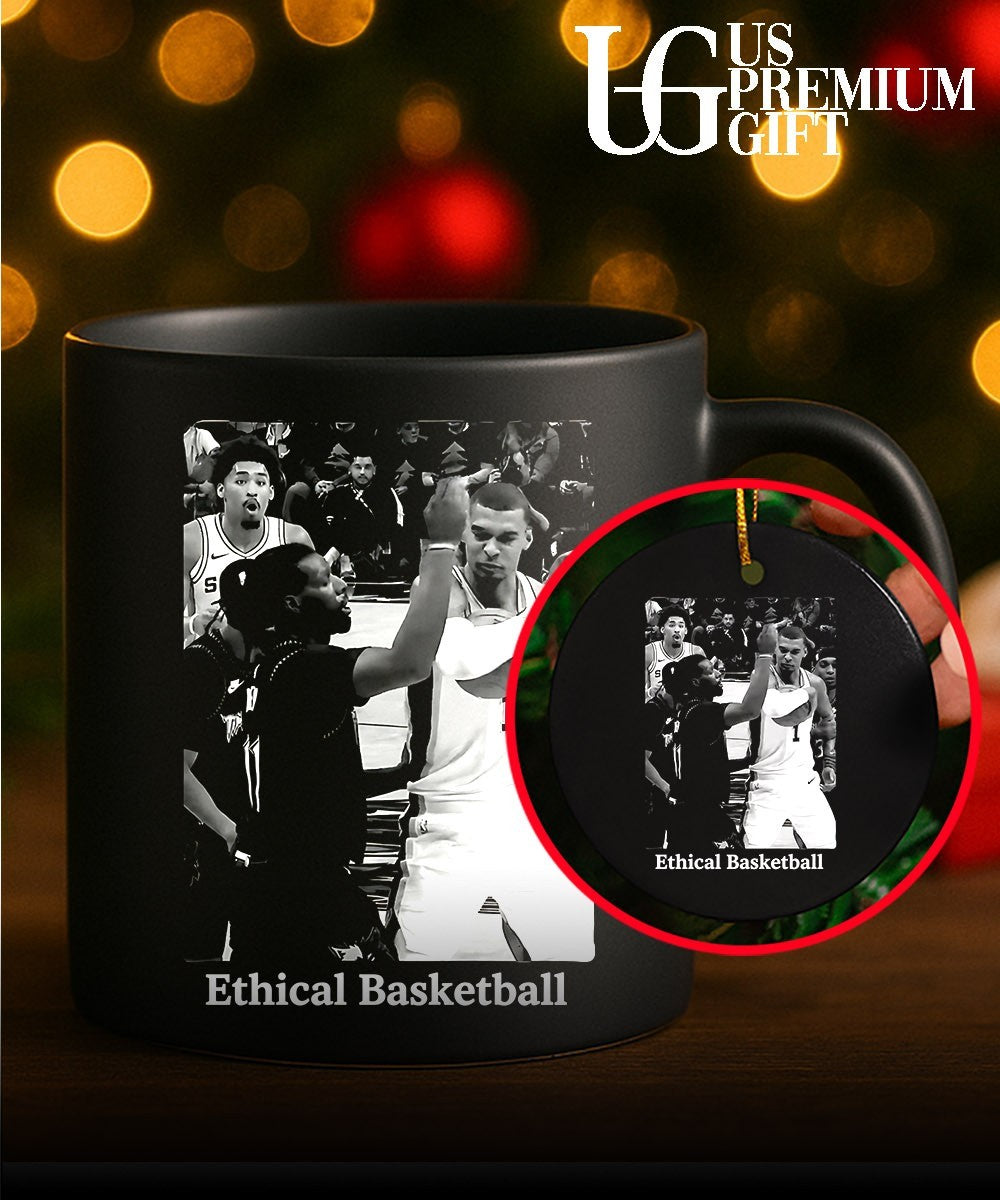 Ethical basketball Victor Wembanyama San Antonio Spurs elbowing Naz Reid Minnesota Timberwolves NBA 2026 shirt