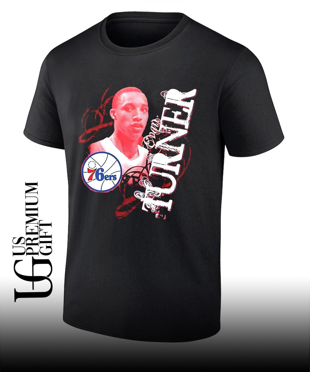 Evan Turner player Philadelphia 76ers NBA portrait shirt