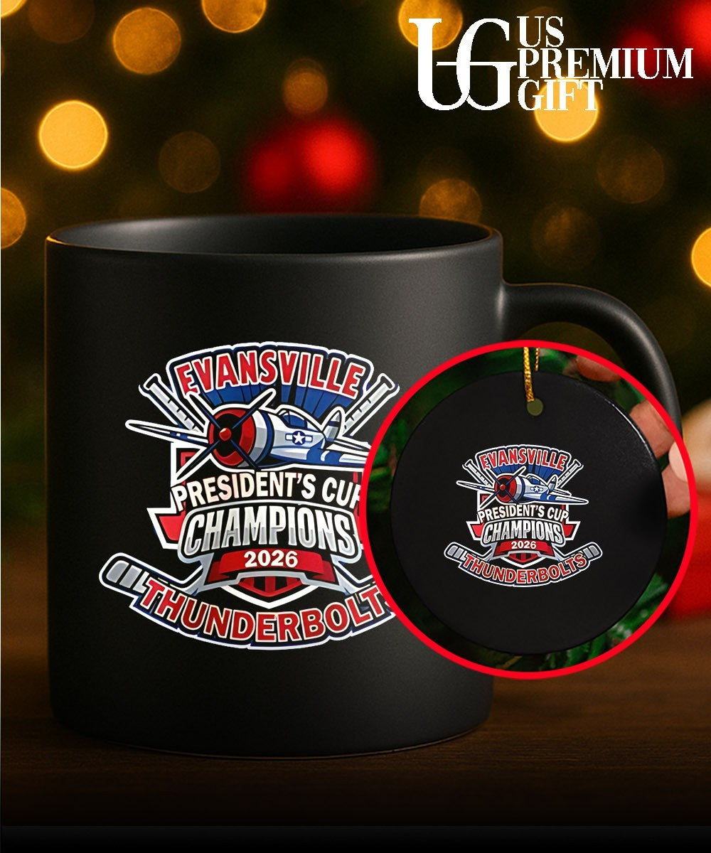 Evansville Thunderbolts Champions Southern Professional Hockey League 2026 shirt