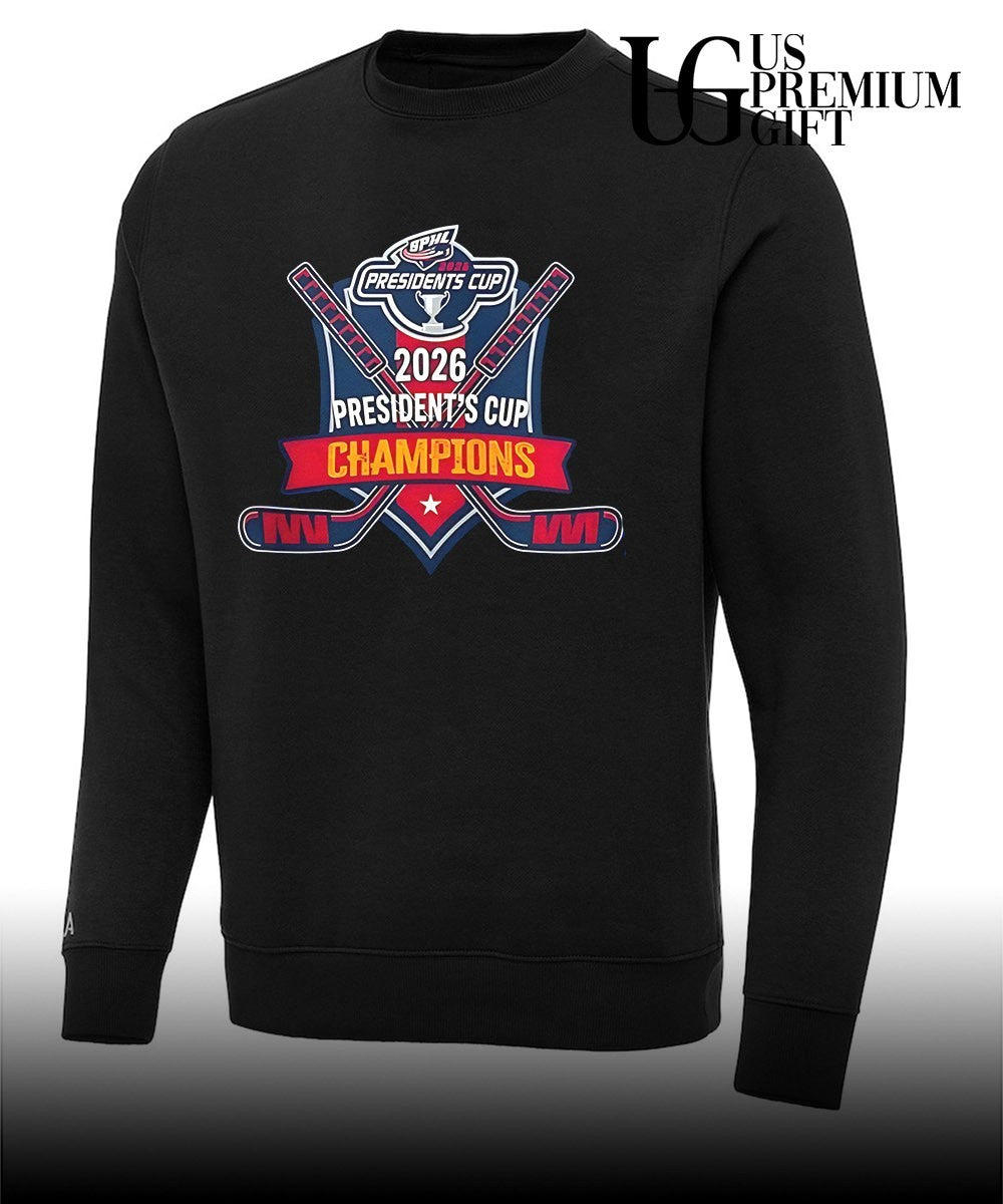 Evansville Thunderbolts President’s Cup Champions Southern Professional Hockey League 2026 shirt