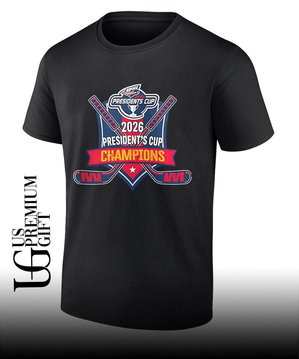 Evansville Thunderbolts President’s Cup Champions Southern Professional Hockey League 2026 shirt