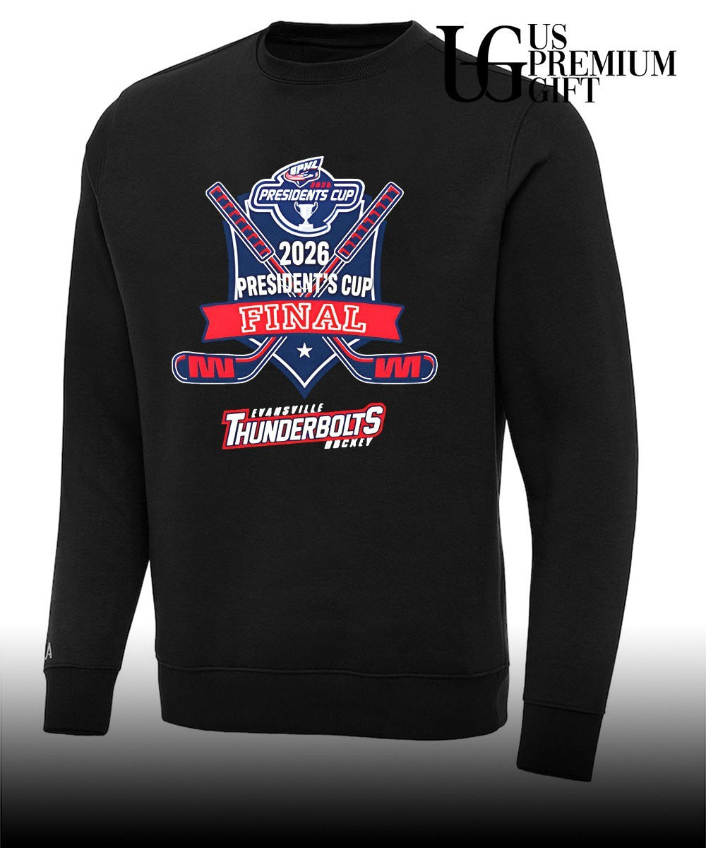 Evansville Thunderbolts hockey President’s Cup Final 2026 shirt