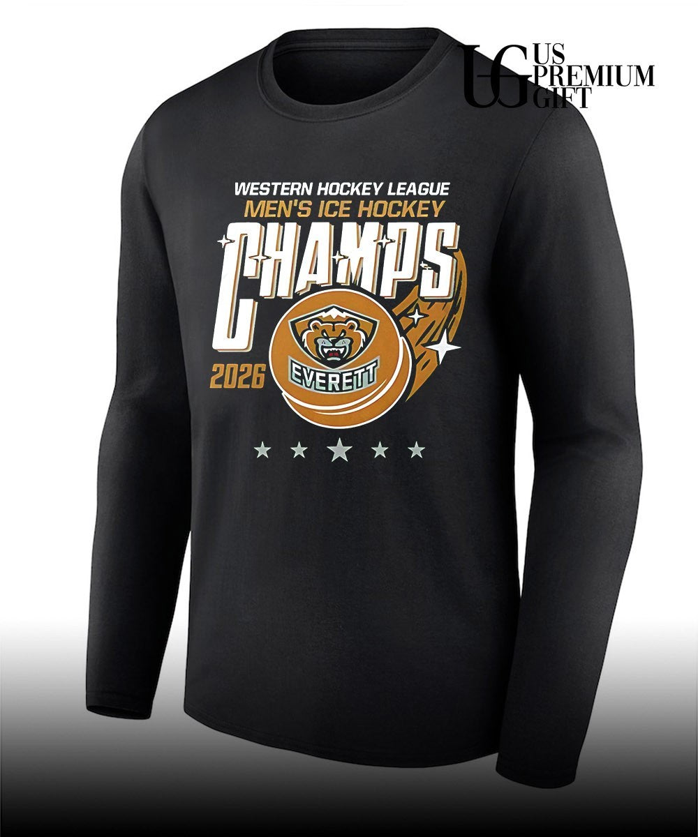Everett Silvertips Special Western Hockey League Men’s Ice Hockey Champions 2026 shirt