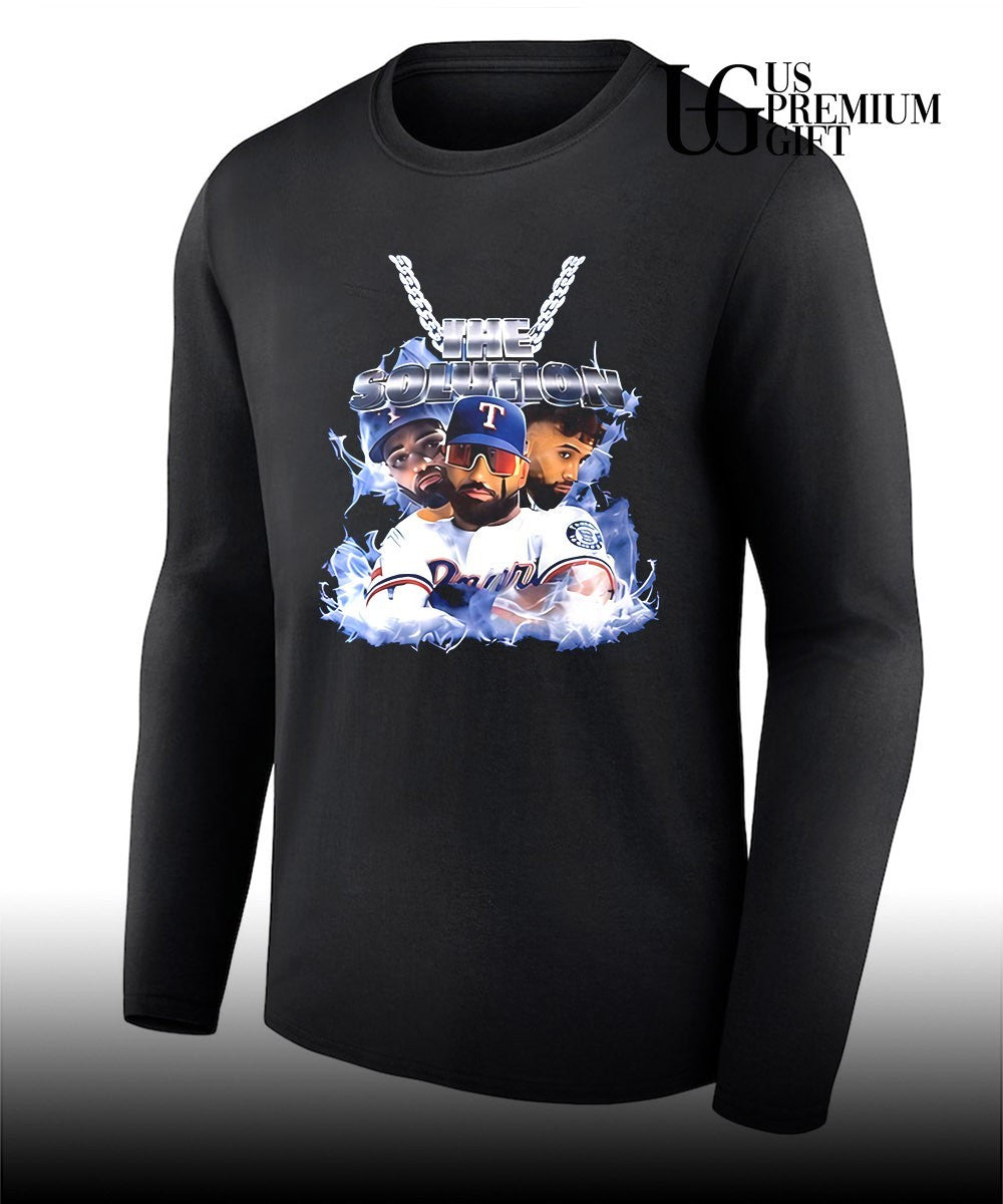 Ezequiel Duran Texas Rangers baseball The Solution rings shirt