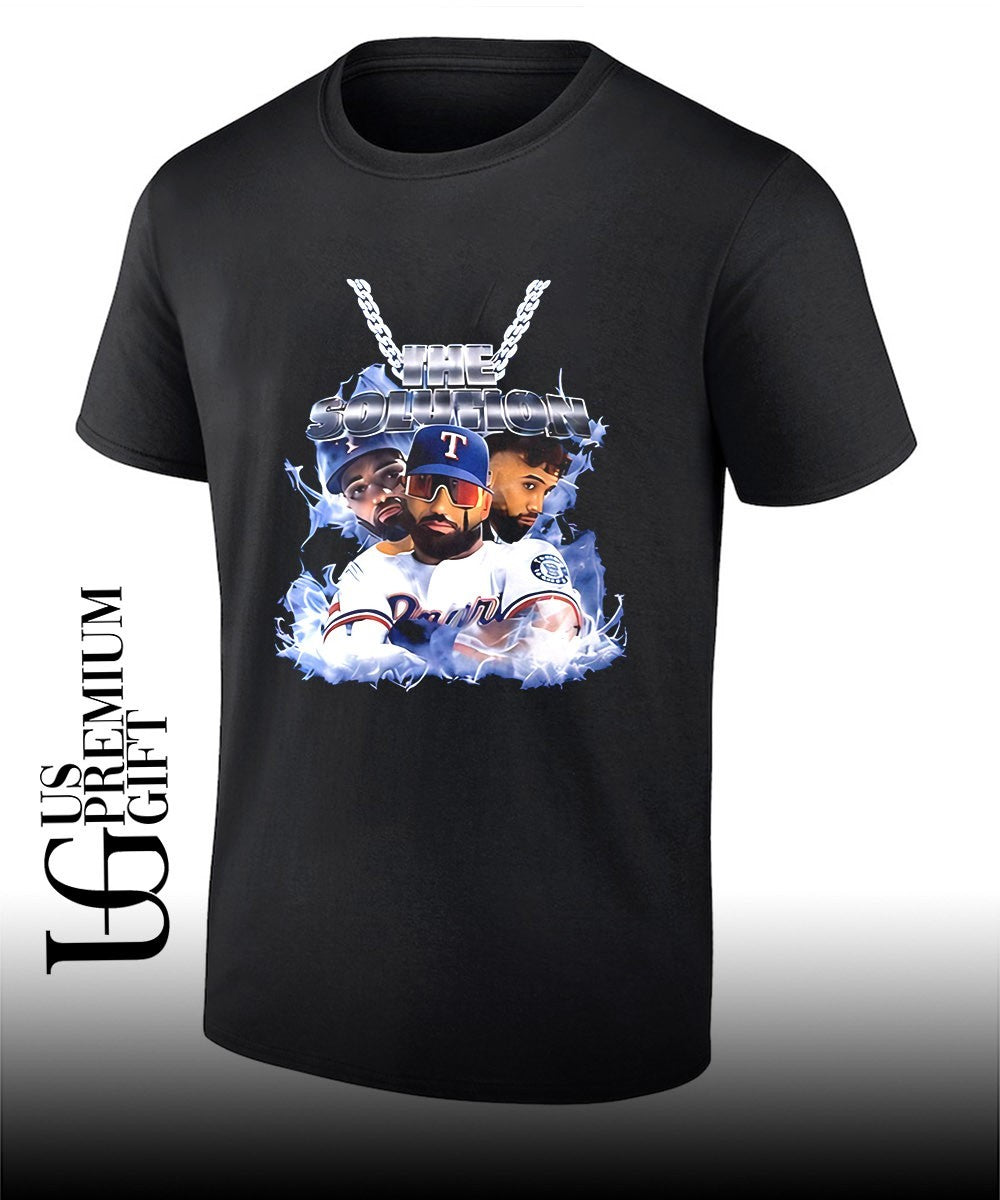Ezequiel Duran Texas Rangers baseball The Solution rings shirt