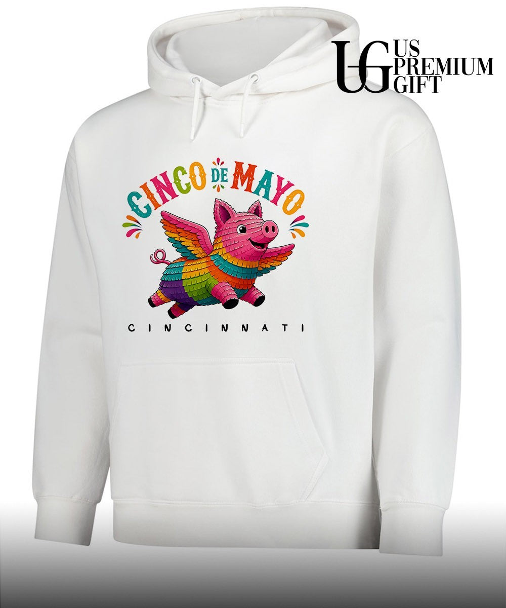 Flying Pig Pinata Cinco de Mayo Cincinnati shirt