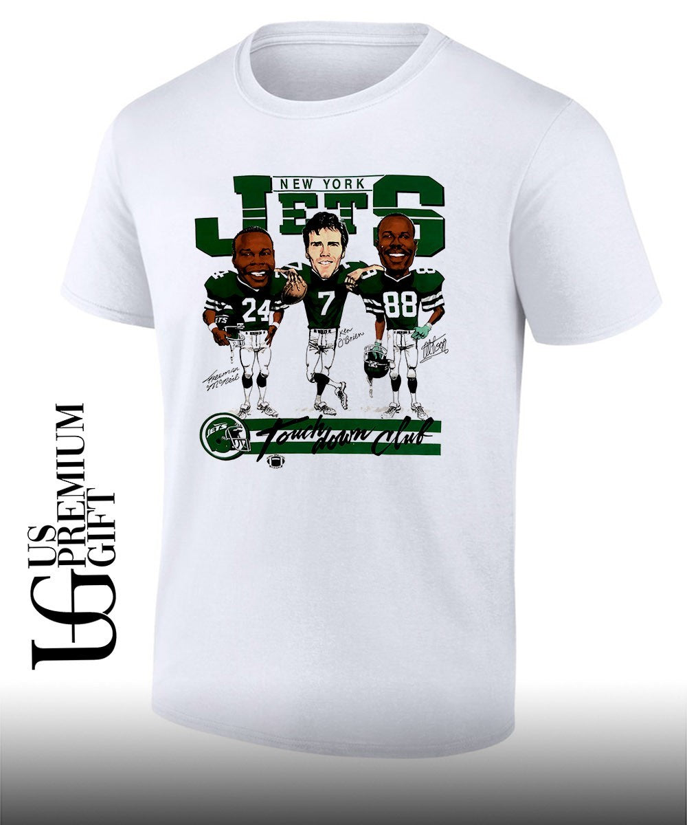 Freeman McNeil Ken O’Brien and Al Toon New York Jets Football vintage shirt