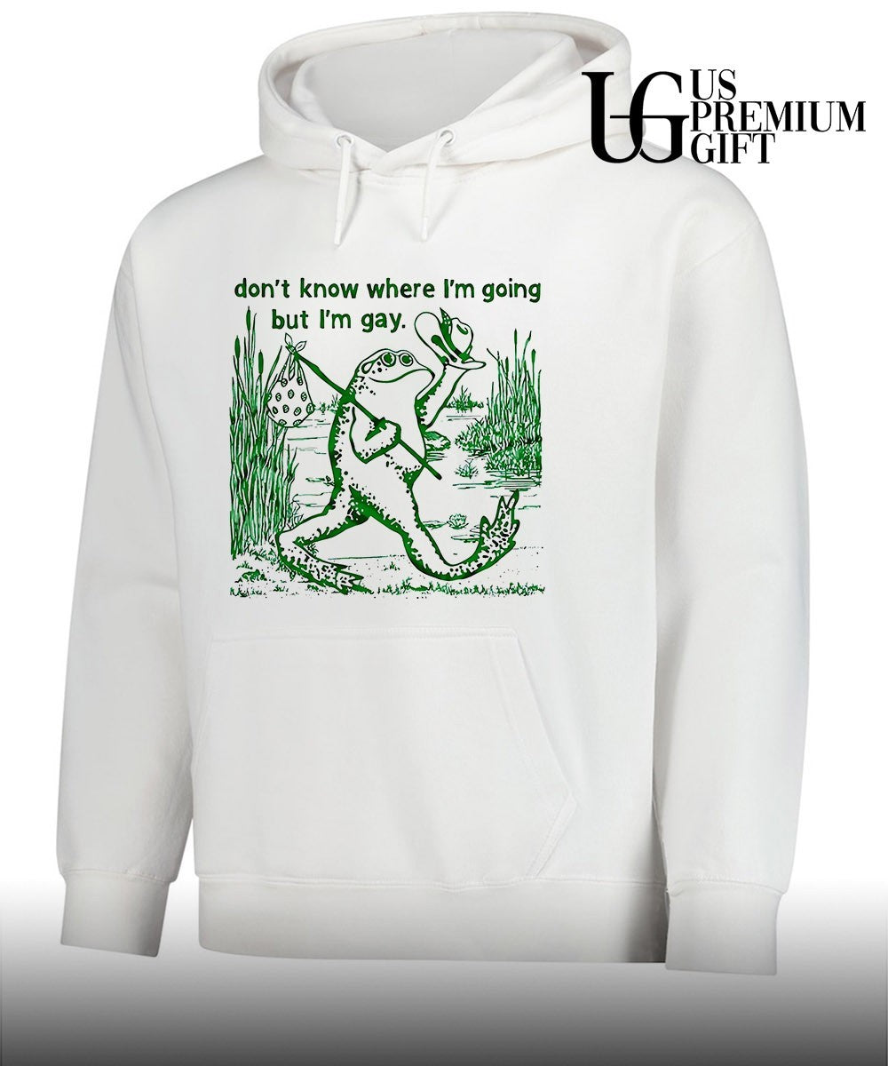 Frog LGBT don’t know where I’m going but I’m Gay shirt