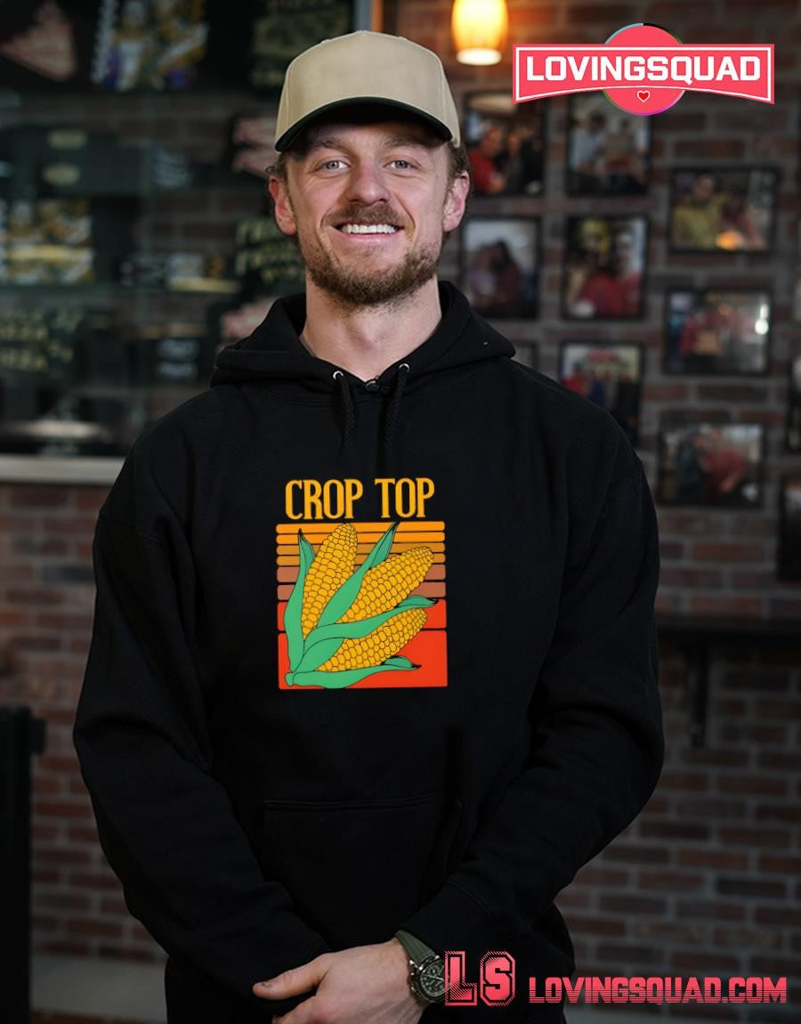 Funny Crop Top Corn T Shirt