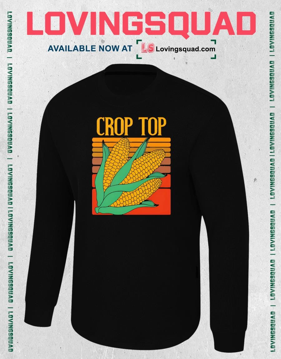 Funny Crop Top Corn T Shirt