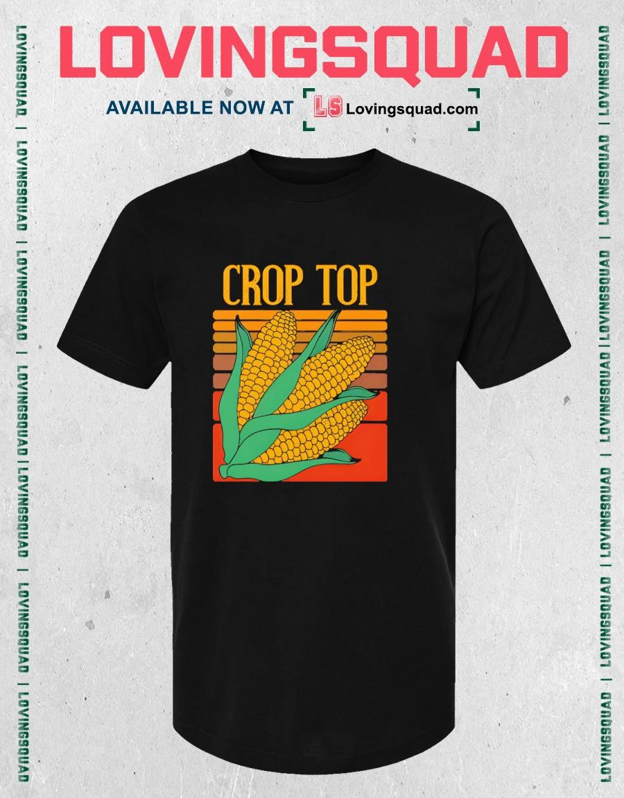 Funny Crop Top Corn T Shirt
