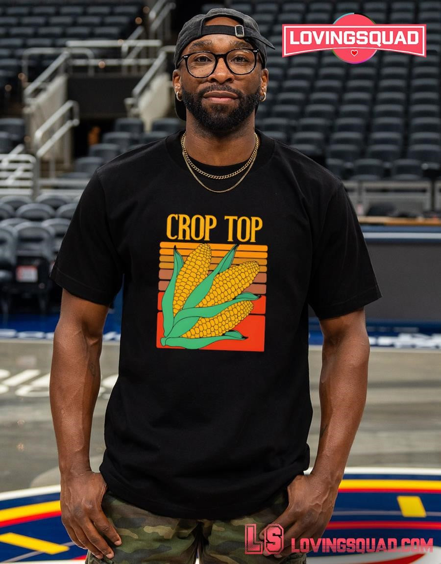 Funny Crop Top Corn T Shirt
