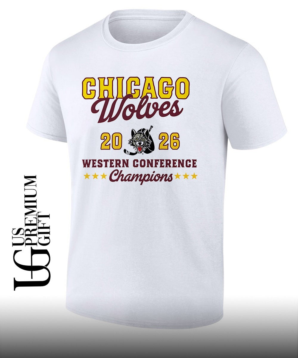 Chicago Wolves 2026 Western Conference Champions T-shirt