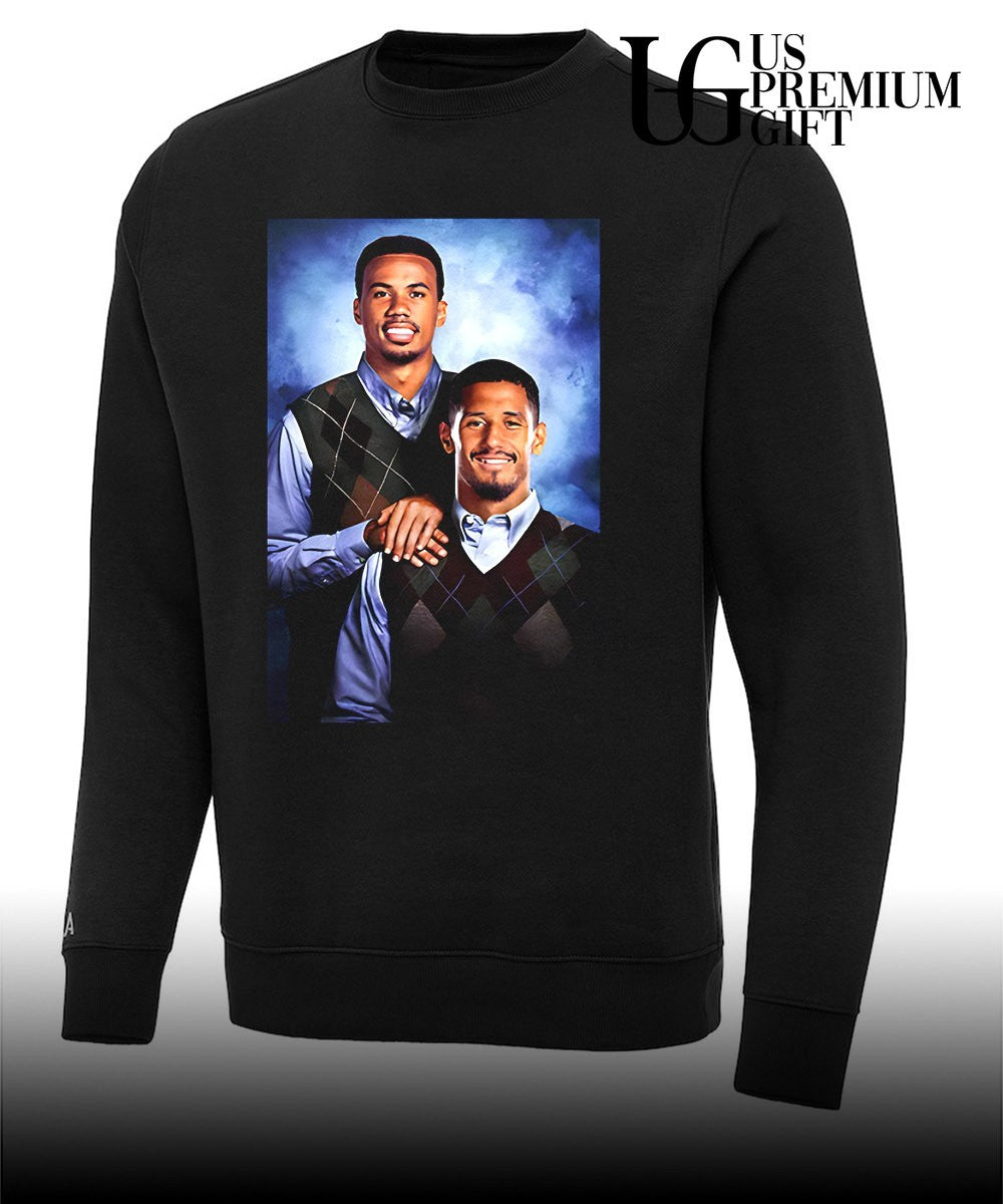 Gabriel Magalhaes and William Saliba Step Brothers shirt