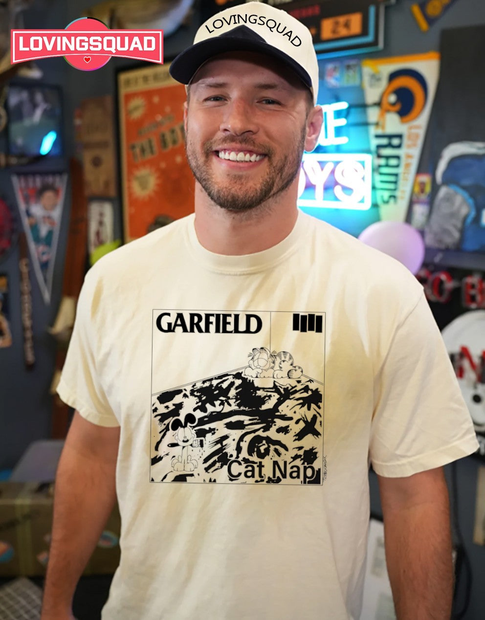 Gafield cat nap shirt