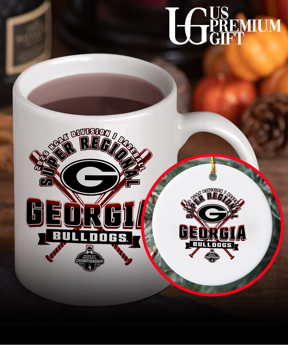 Georgia Bulldogs NCAA Division I Baseball 2026 Super Regional Championship shirt
