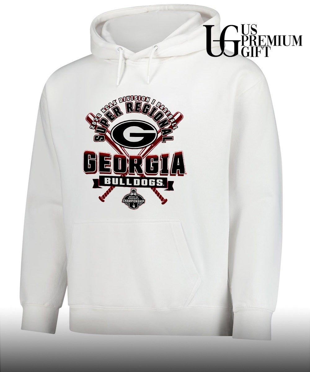 Georgia Bulldogs NCAA Division I Baseball 2026 Super Regional Championship shirt