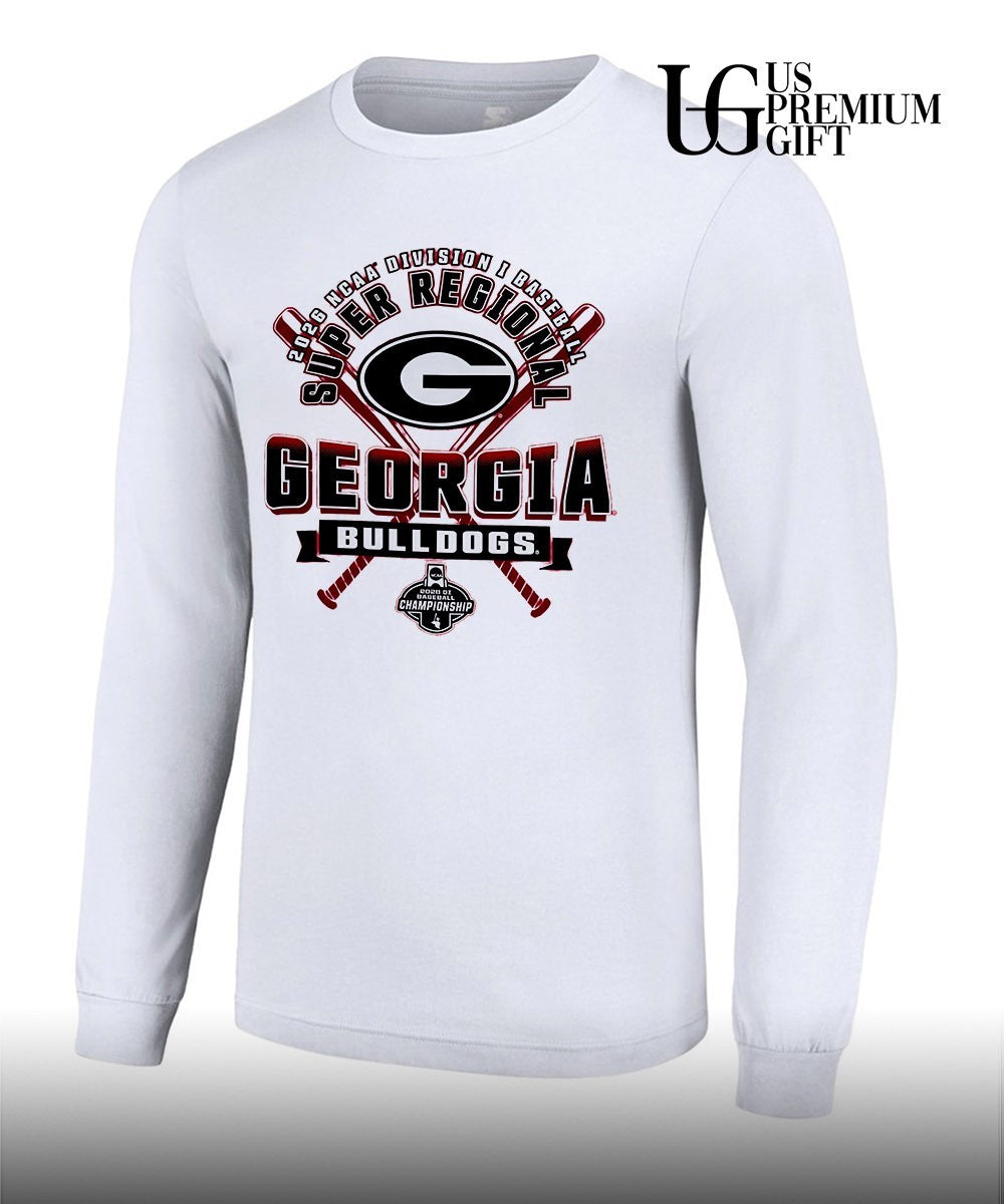 Georgia Bulldogs NCAA Division I Baseball 2026 Super Regional Championship shirt