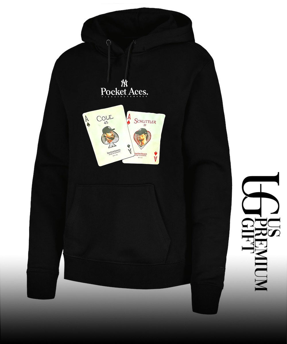 Gerrit Cole and Nick Schlittler New York Yankees Pocket Aces Fireside Yankees shirt