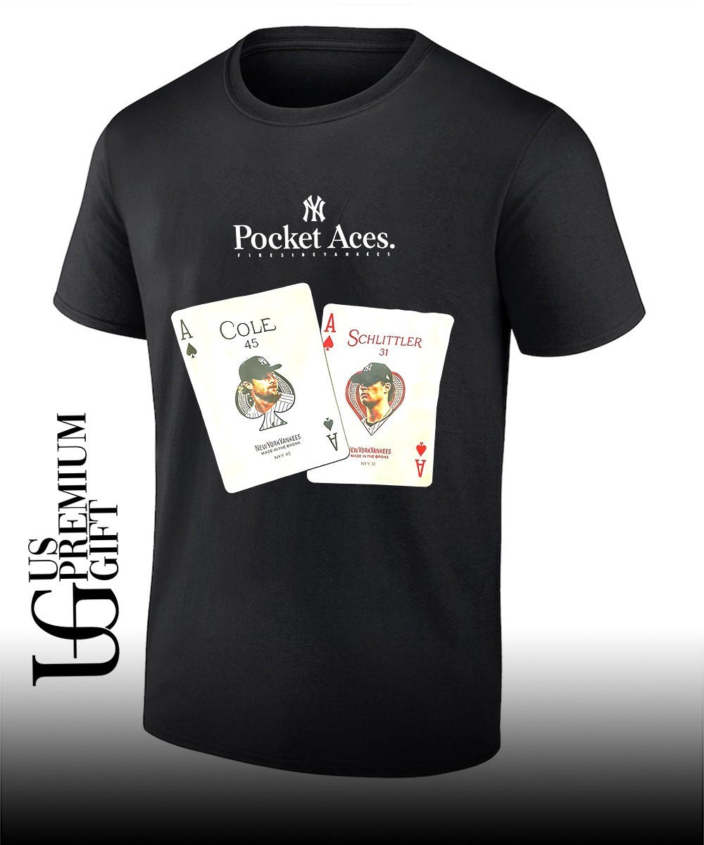 Gerrit Cole and Nick Schlittler New York Yankees Pocket Aces Fireside Yankees shirt