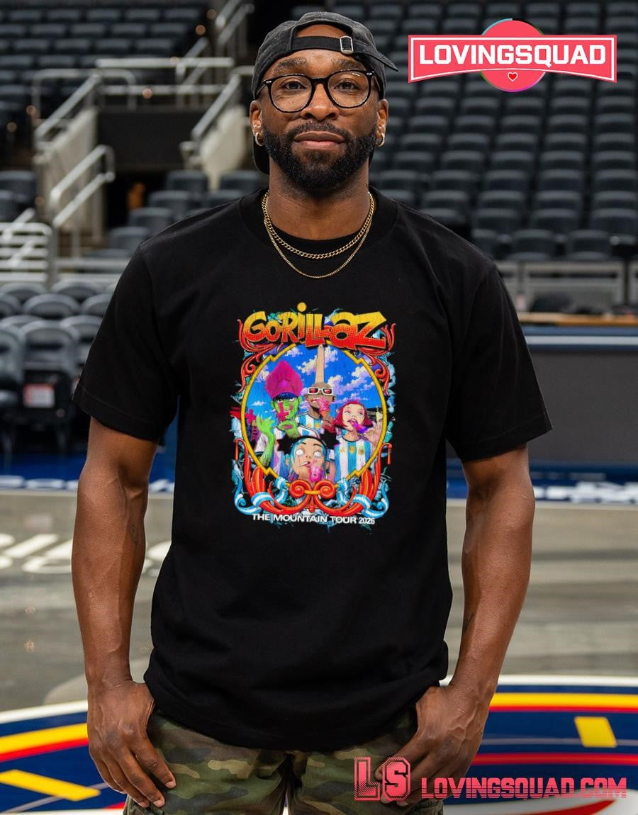 Gorillaz The Mountain Tour 2026 Shirt