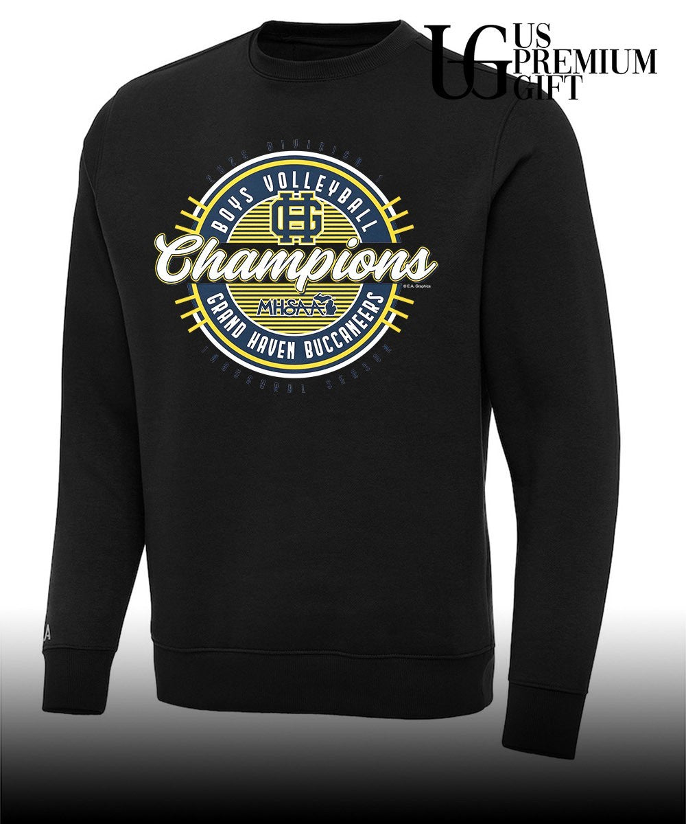 Grand Haven Buccaneers 2026 MHSAA Boys Volleyball Division 1 Champions shirt