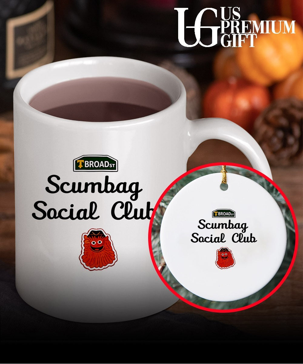 Gritty Broad street scumbag social club Philadelphia Flyers shirt