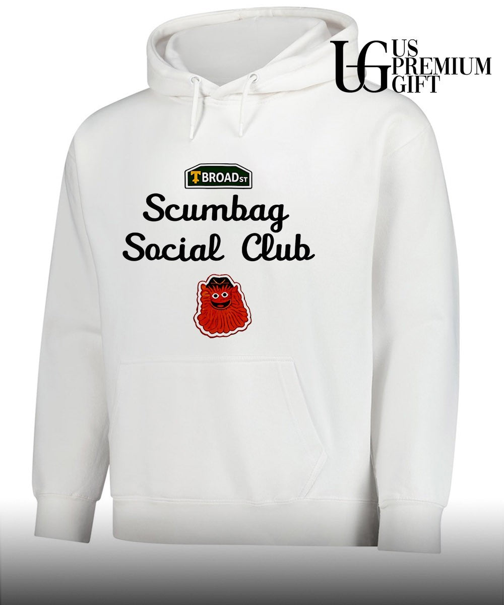 Gritty Broad street scumbag social club Philadelphia Flyers shirt