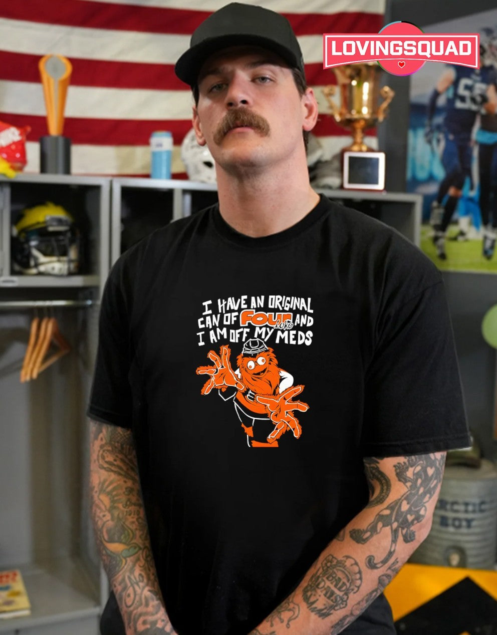 Gritty Philadelphia I Have An Can Of Four Loko And I Am Off My Meds Shirt