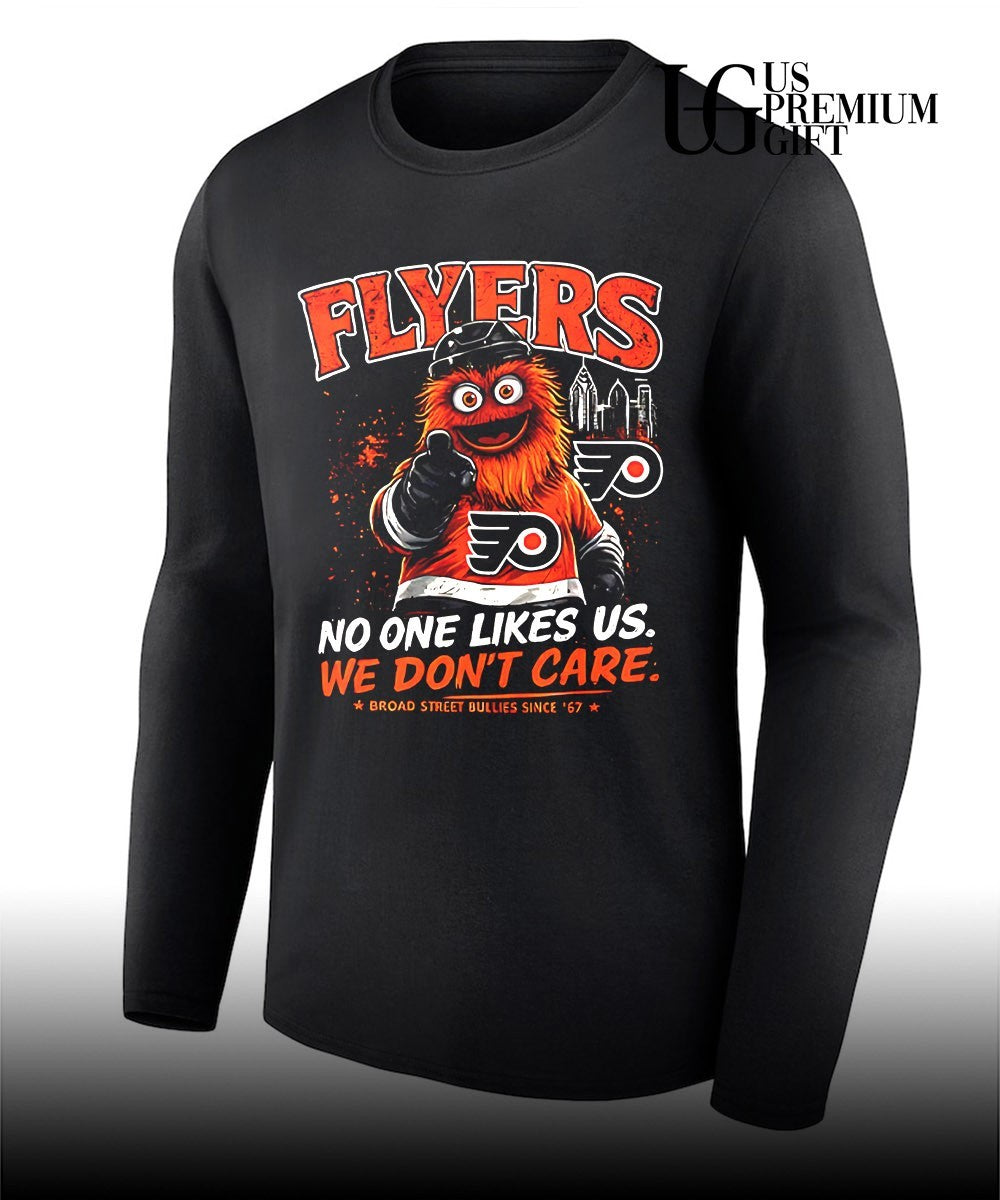 Gritty no one likes us we don’t care Philadelphia Flyers NHL shirt