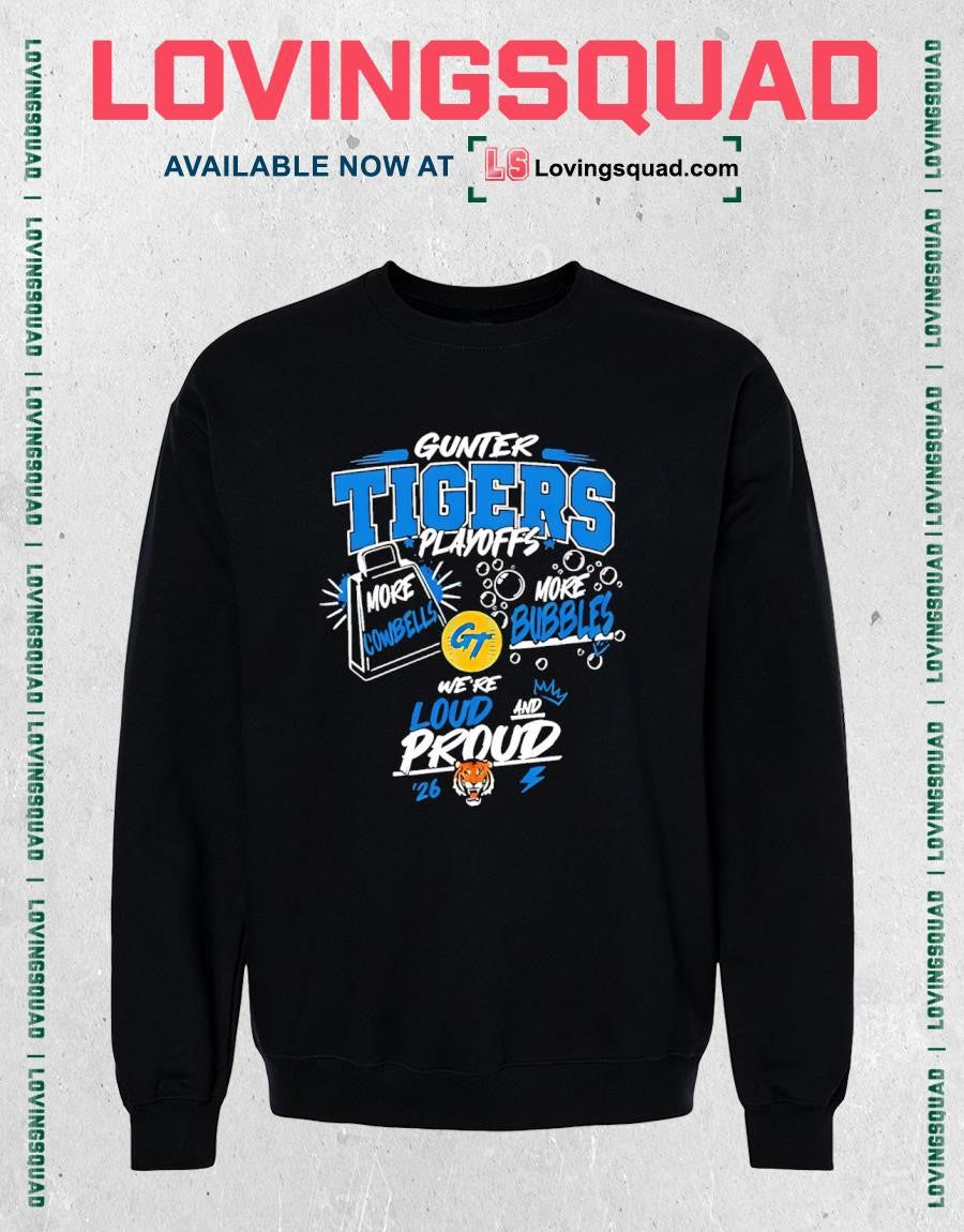 Gunter Tigers Loud and Proud football playoff shirt