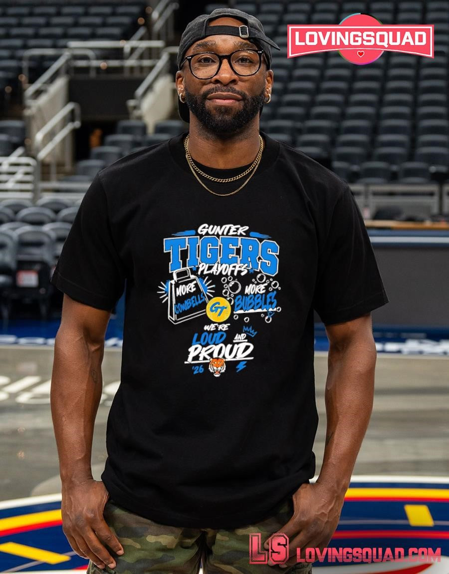 Gunter Tigers Loud and Proud football playoff shirt