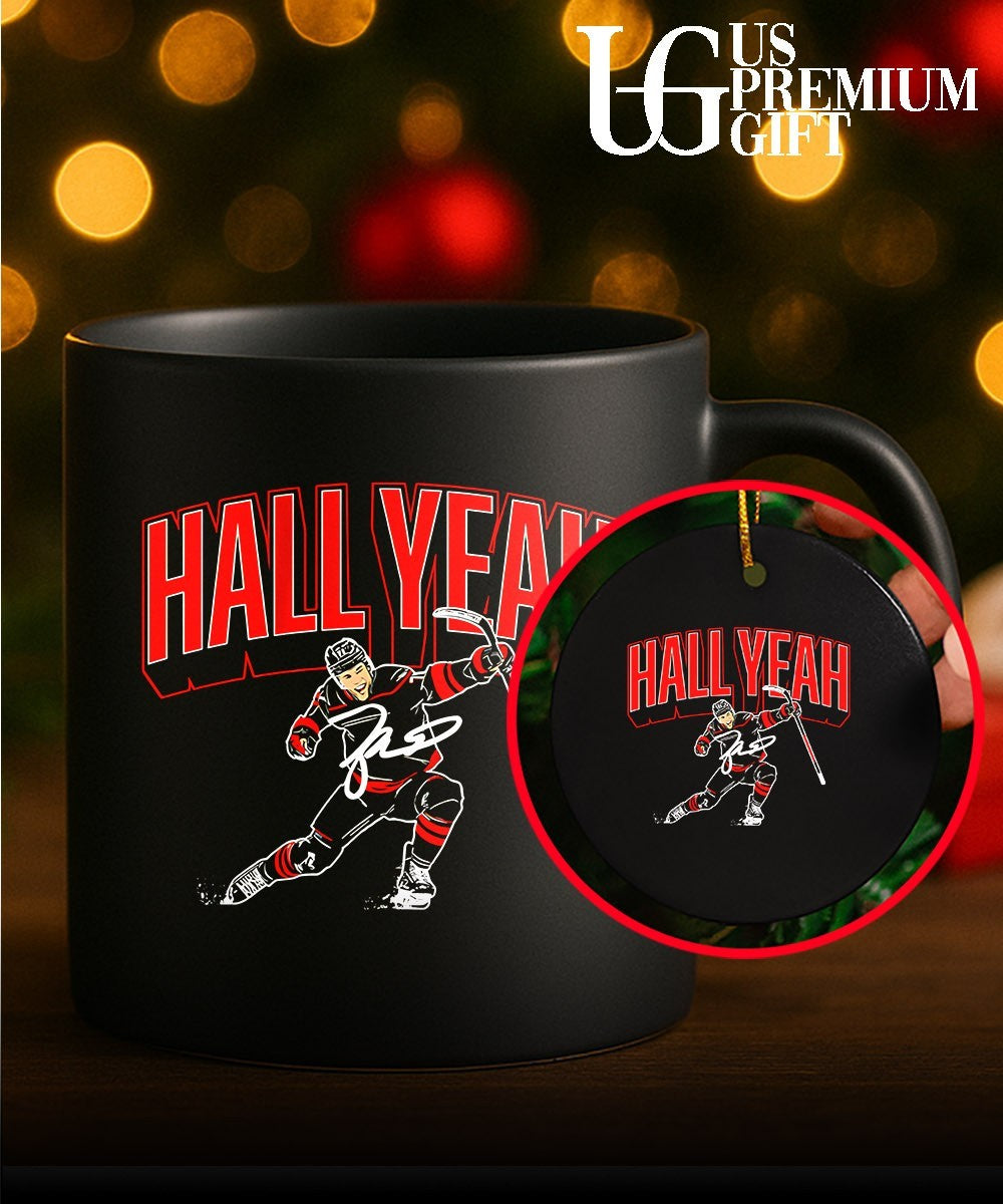 Hall Yeah Taylor Hall Carolina Hurricanes hockey signature shirt