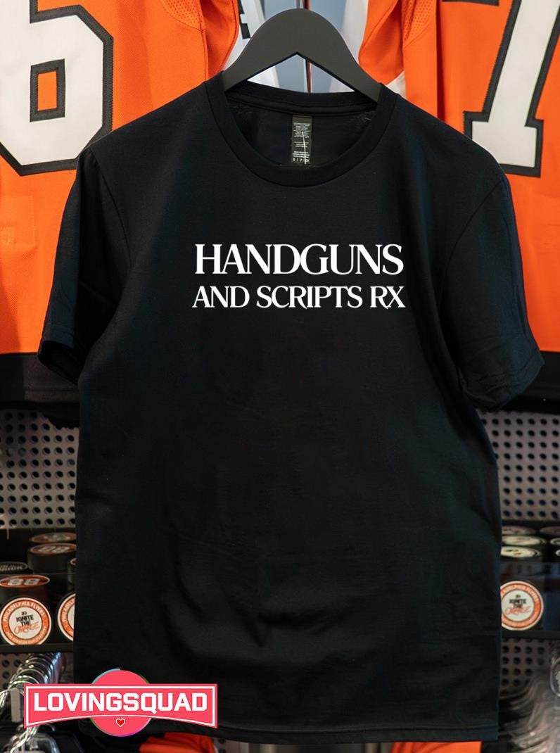 Handguns And Scripts Rx Shirt