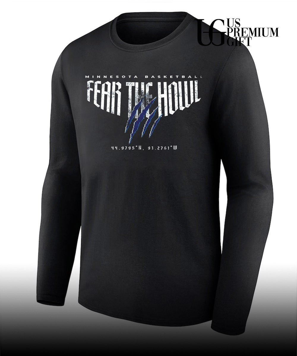 Hear the Howl Minnesota Timberwolves basketball shirt