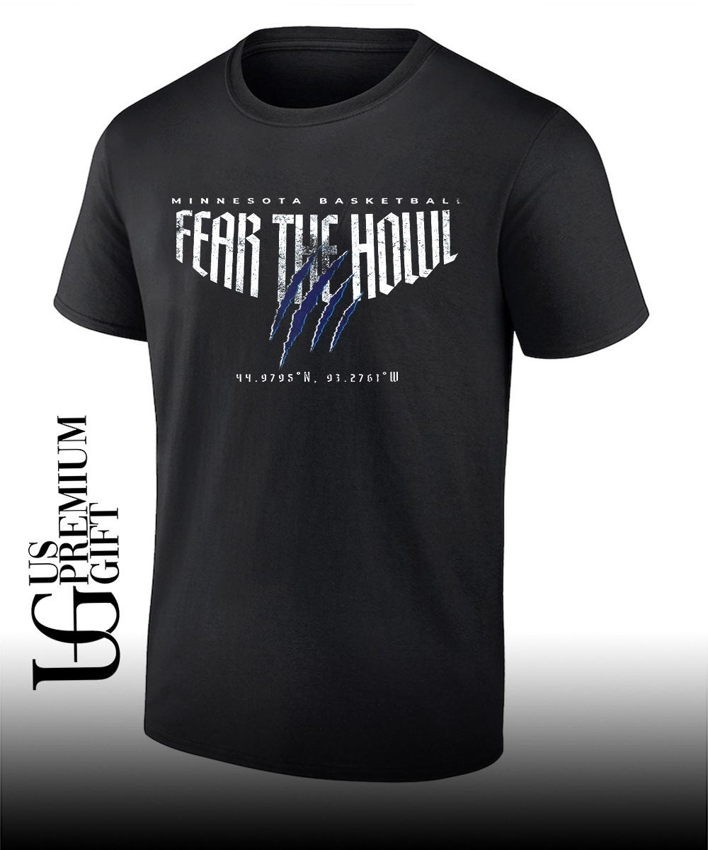 Hear the Howl Minnesota Timberwolves basketball shirt