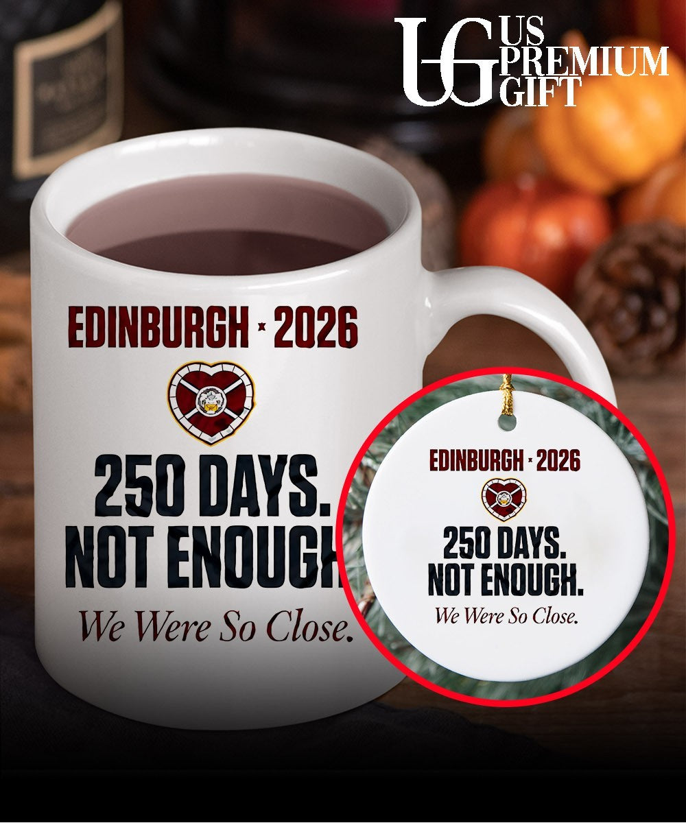 Heart of Midlothian FC 250 Days Not Enough We Were So Close 2026 shirt