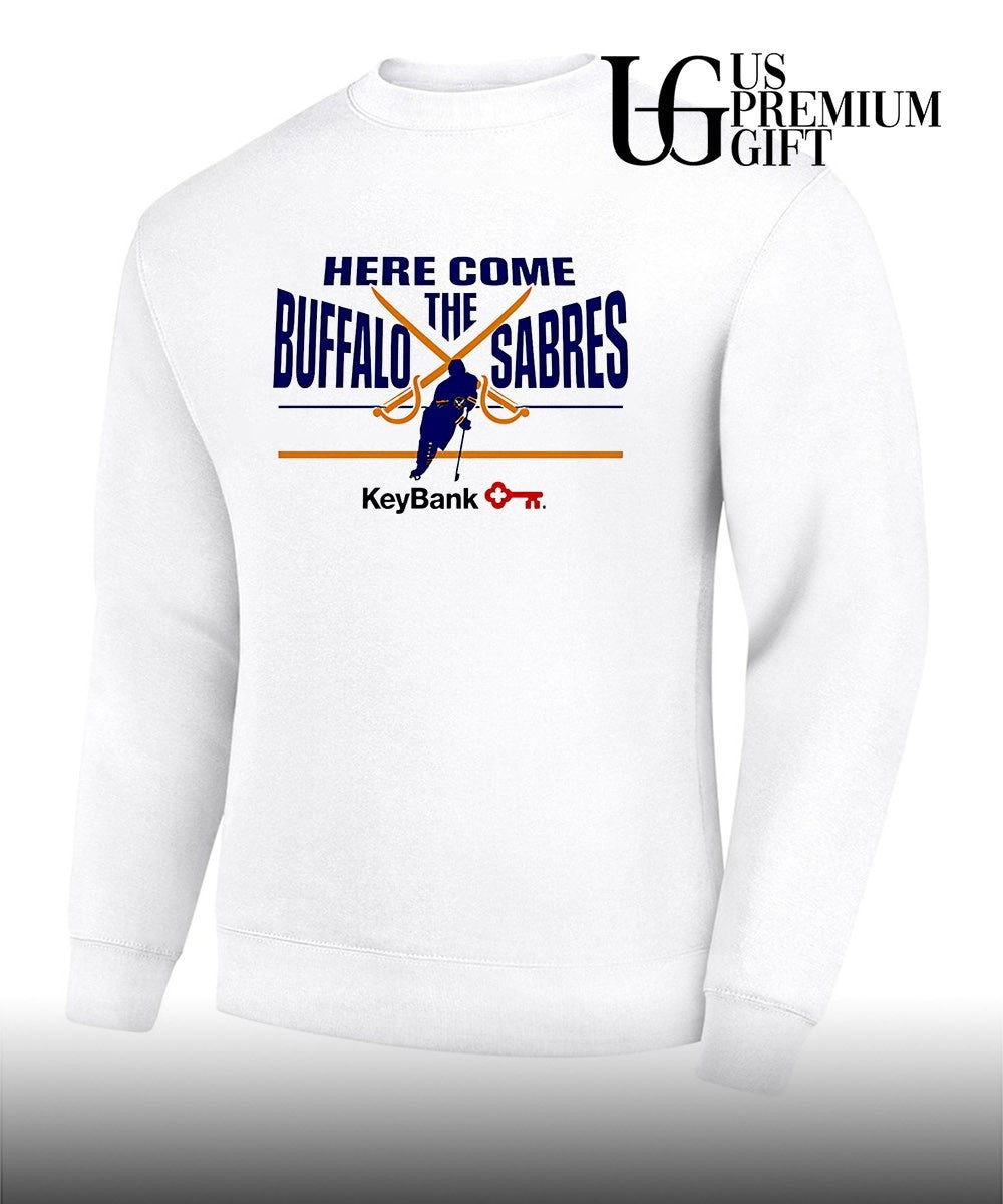 Here Come The Buffalo Sabres hockey 2026 Keybank shirt