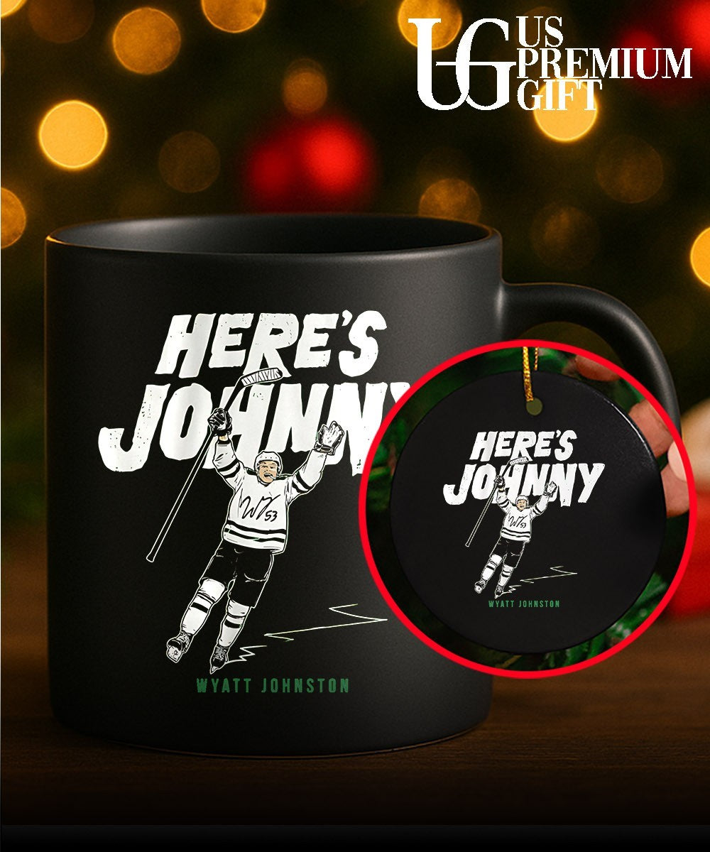 Here’s Johnny Wyatt Johnston Dallas Stars NHL signature shirt