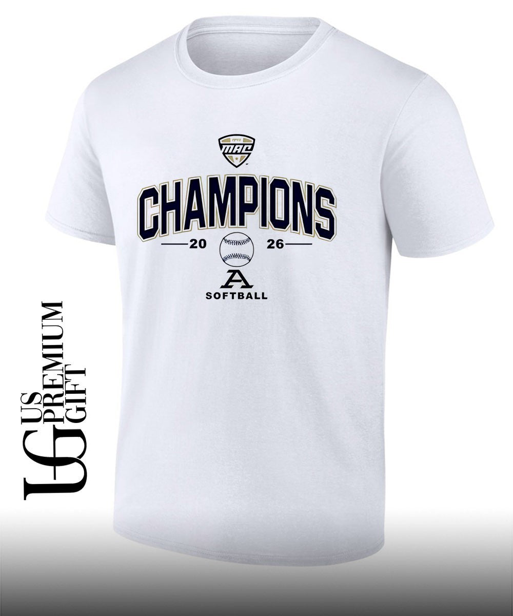 Akron Zips 2026 MAC Softball Tournament Champions shirt