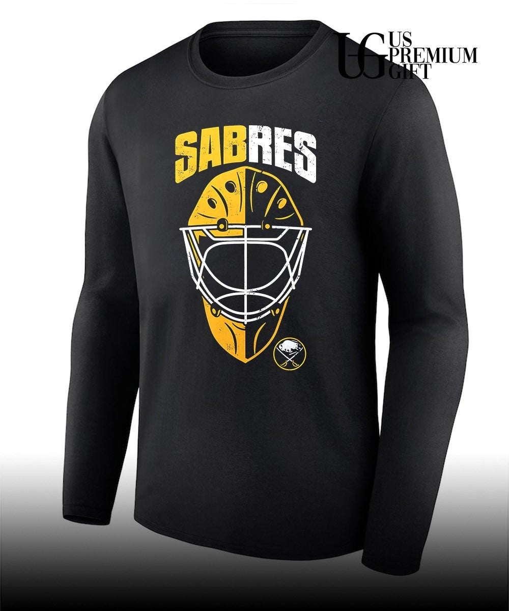 Hockey goalie mask Buffalo Sabres NHL Sabres shirt