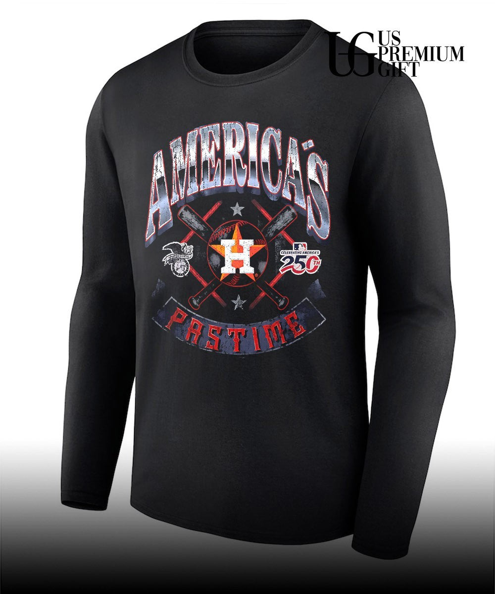 Houston Astros baseball Americana 250th Pastime celebrating logo shirt