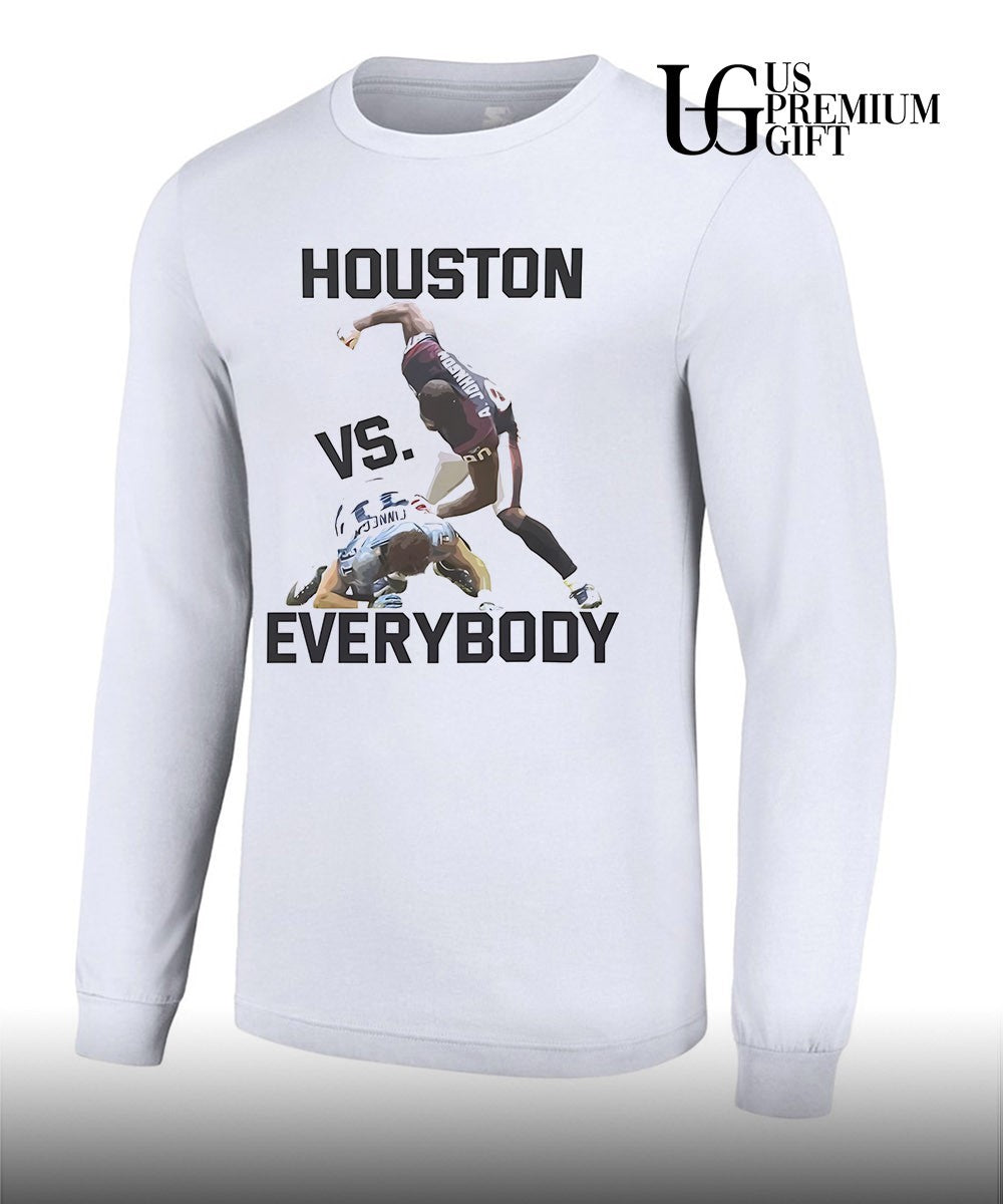 Houston Texans Andre Johnson Houston Vs Everybody T-shirt