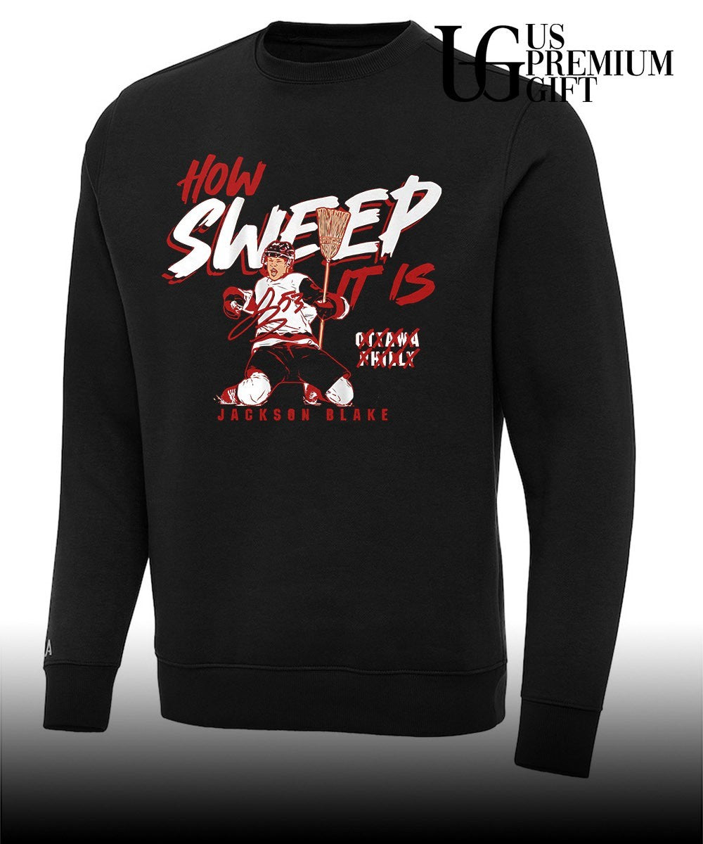 How Sweep It Is Jackson Blake Carolina Hurricanes hockey signature shirt